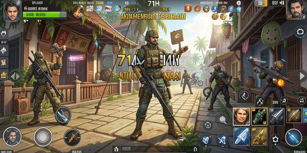 Screenshot utama aplikasi 71H menampilkan antarmuka pengguna yang menarik dan fungsional.