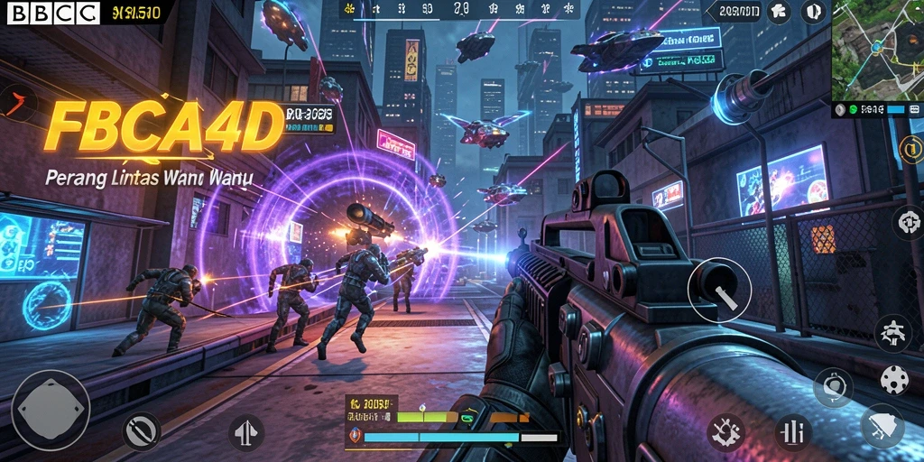 Tangkapan layar menampilkan momen mendebarkan dalam gameplay FPS.