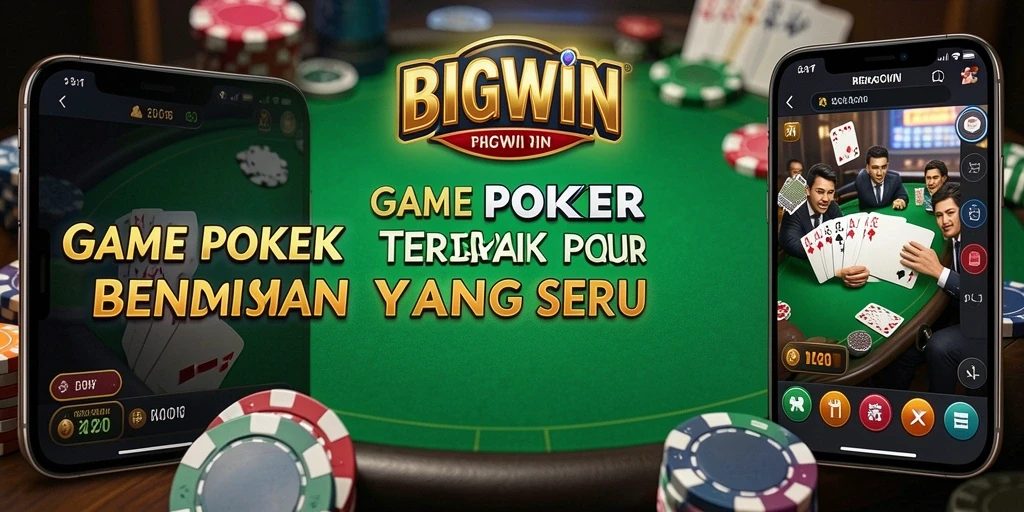 Gambaran permainan poker yang seru di BIGWIN.
