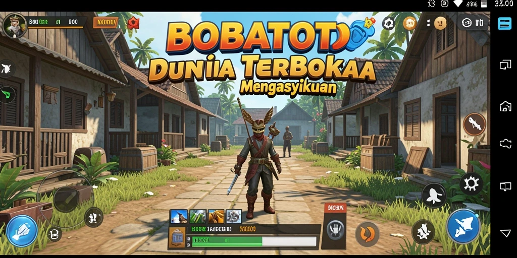 Tampilan fantastis dari gameplay BOBATOTO yang open world.