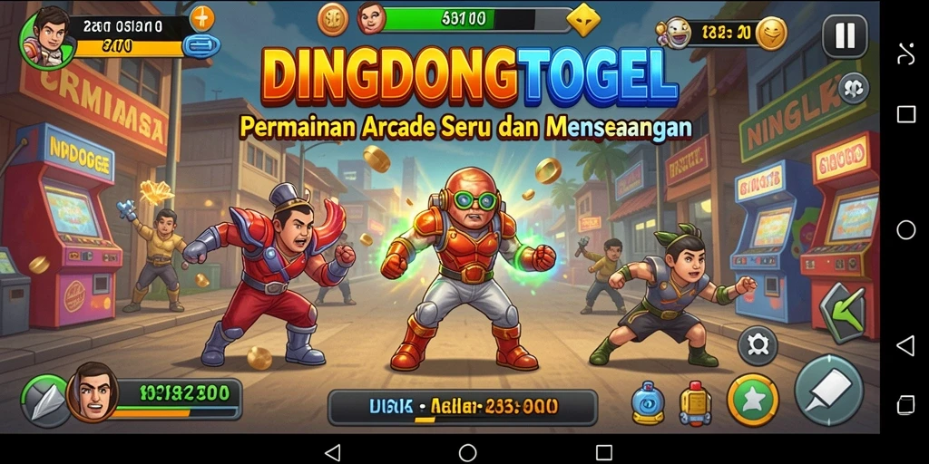 Screenshot dari gameplay DINGDONGTOGEL yang penuh aksi dan tantangan.