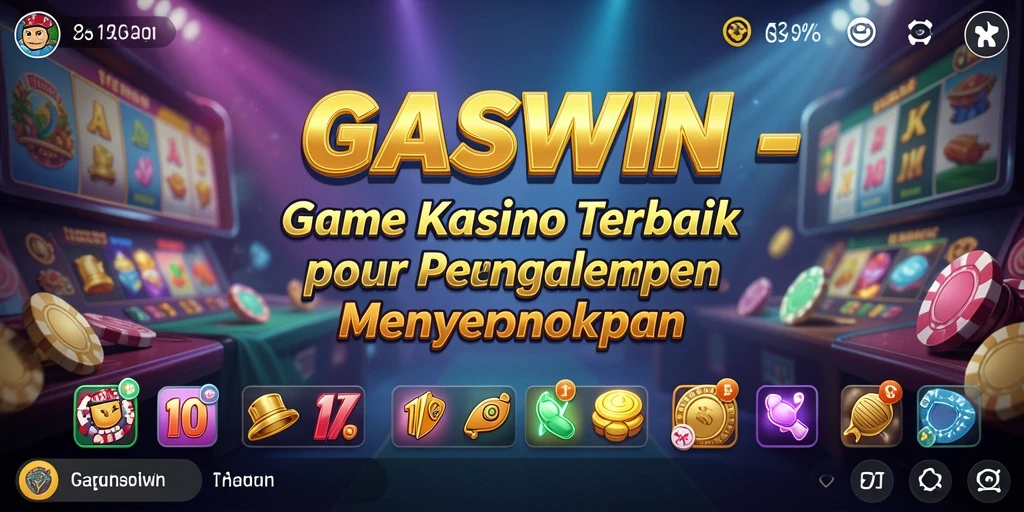 Tampilan menarik dari gameplay Kasino di GASWIN.