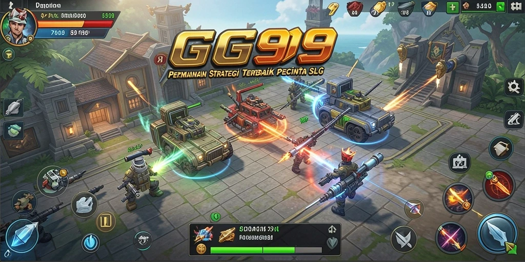 Tangkapan layar menunjukkan seru dan strategi gameplay dalam GG999.