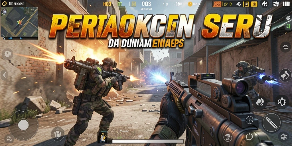 Tampilan action gameplay seru dari H03 yang penuh ketegangan.