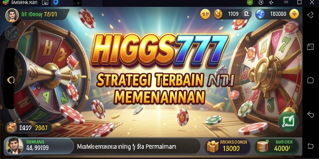 Tangkapan layar menampilkan pertempuran strategis yang intens di HIGGS777.