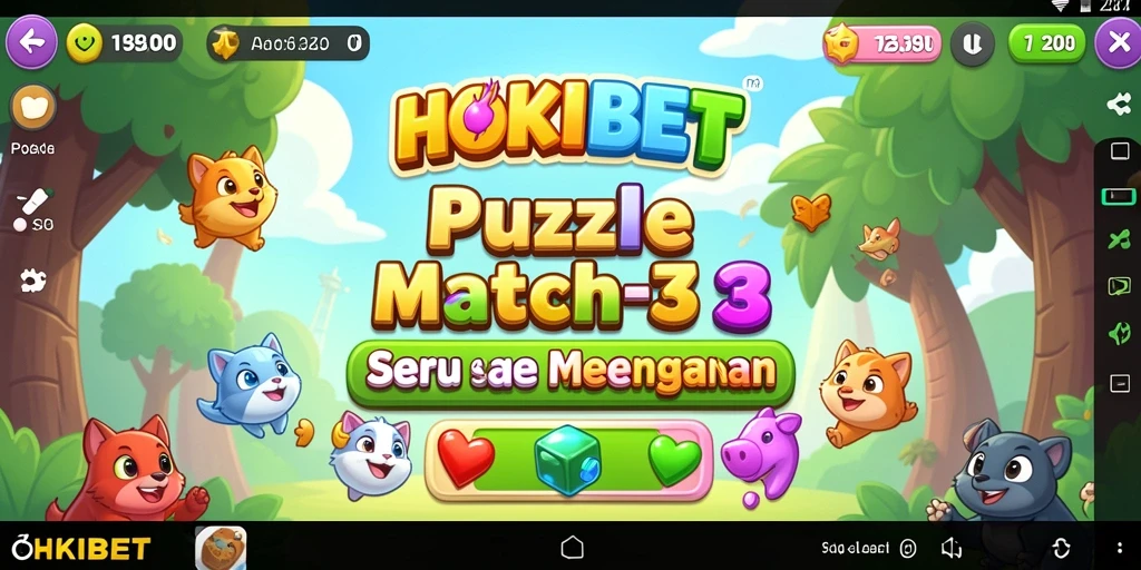 Tampilan gameplay HOKIBET yang menyenangkan dan penuh warna.