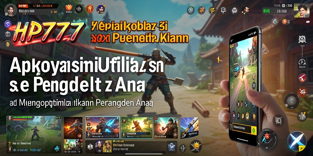 Tampilan antarmuka aplikasi HP777 yang user-friendly.