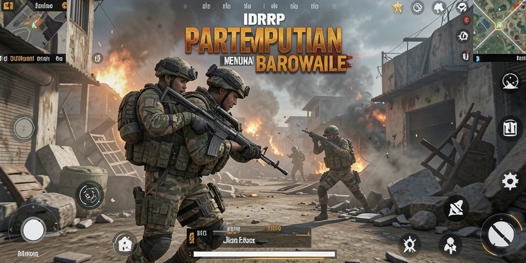Gameplay seru di IDRRP dengan aksi pertempuran mematikan.