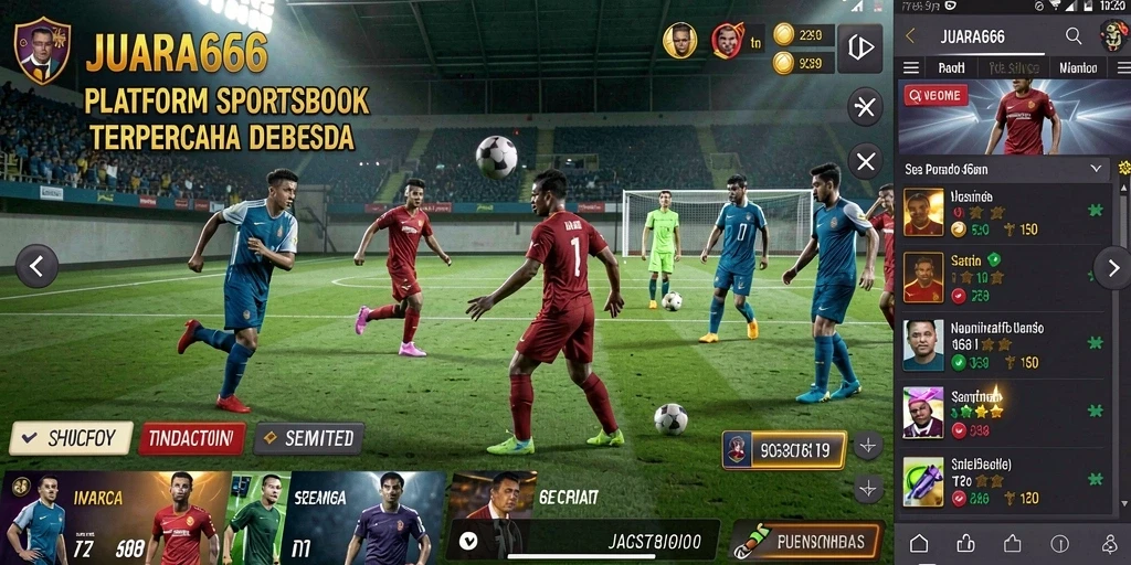 Tampilan antarmuka JUARA666 yang menarik dan interaktif.