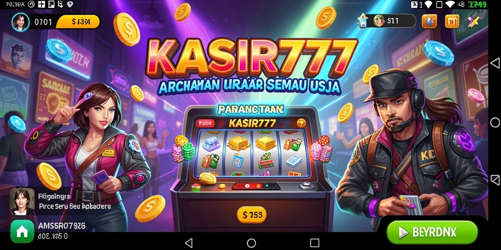 Tampilan gameplay seru KASIR777 dengan aksi cepat dan karakter menarik.