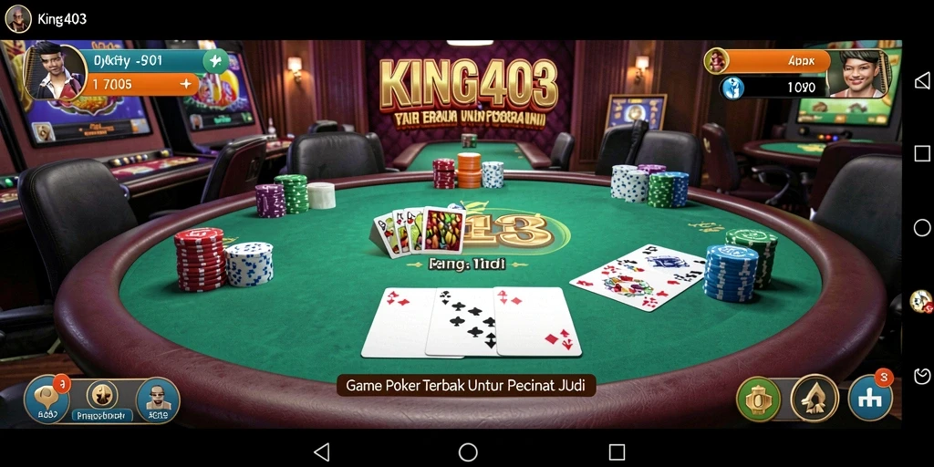 Gameplay Poker yang seru dan menantang di KING403.
