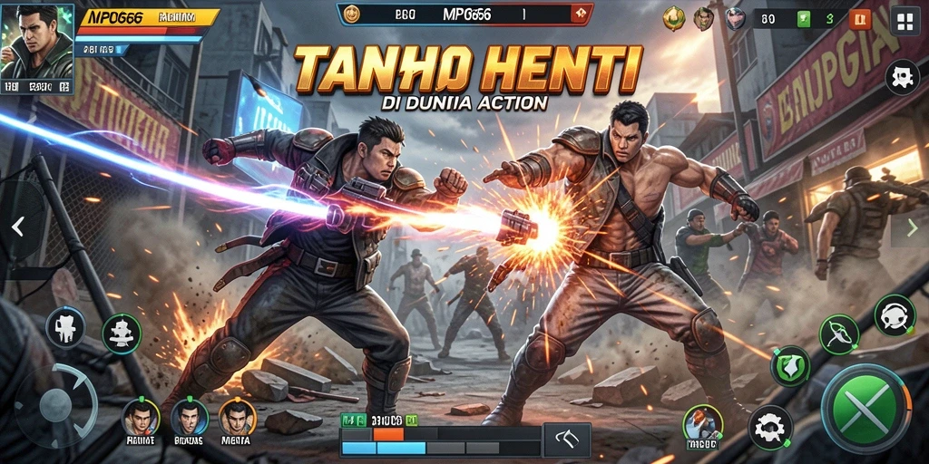 Tampilkan aksi seru dalam game Action MPO666.