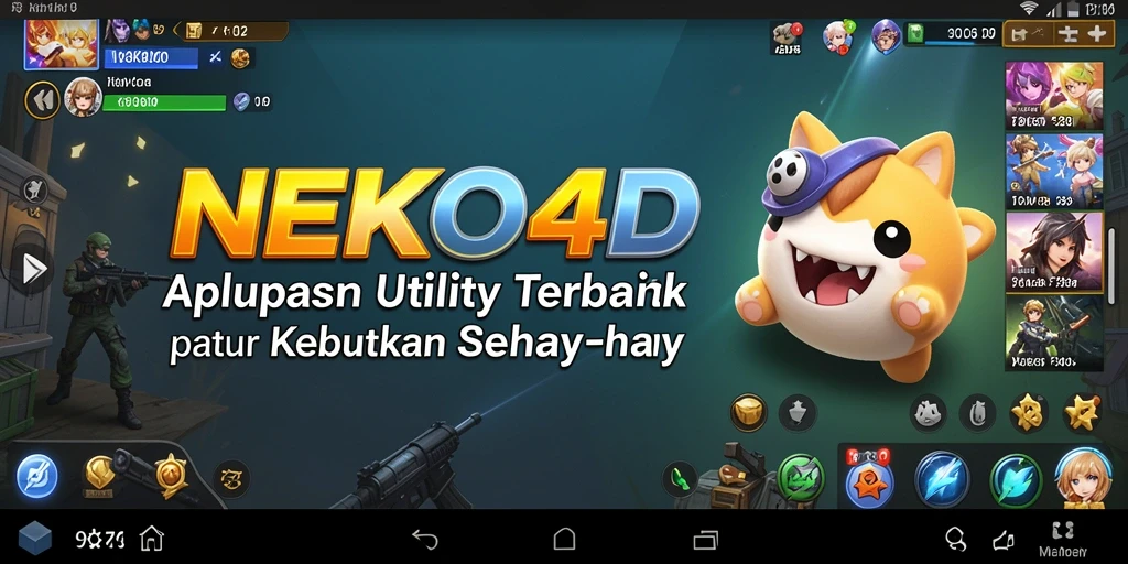 Tampilan antarmuka NEKO4D yang intuitif dan mudah digunakan.