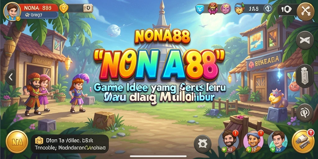 Screenshot gameplay NONA88 yang menunjukkan interaksi dan pengelolaan sumber daya.