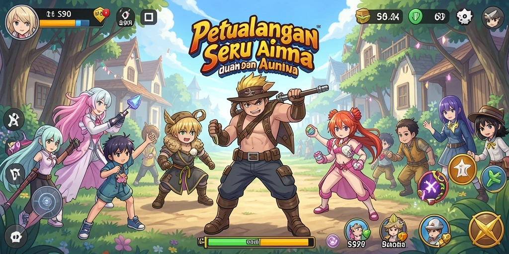 Tampilan menarik dari gameplay S80 yang penuh warna.