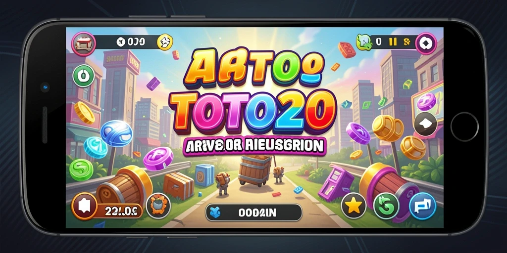 Screenshot utama TOTO20 menampilkan gameplay seru dalam gaya Arcade.