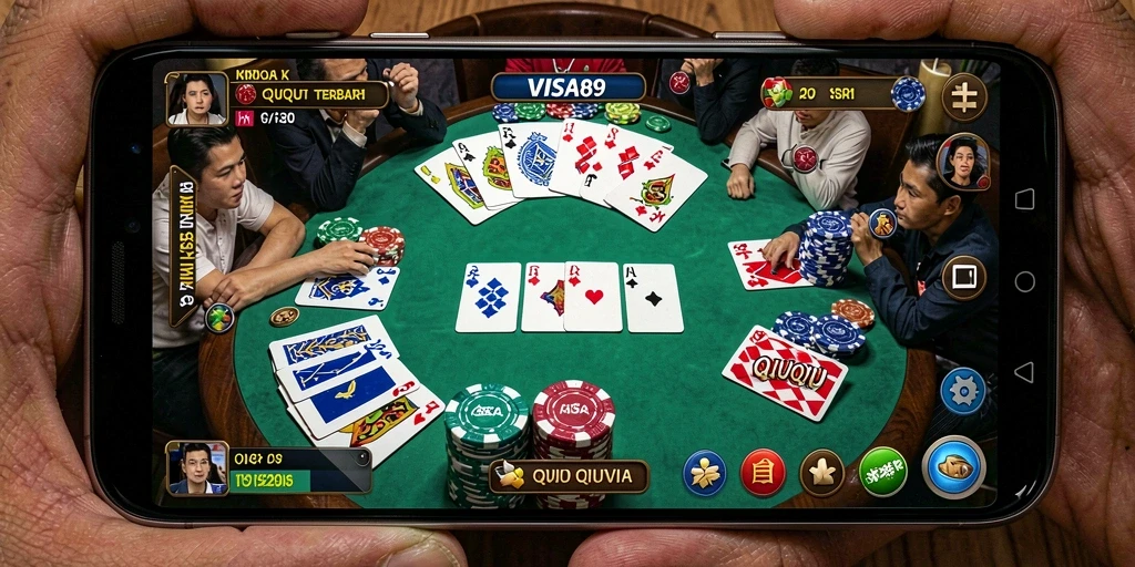 Gameplay seru QiuQiu di VISA89 dengan grafik menawan.