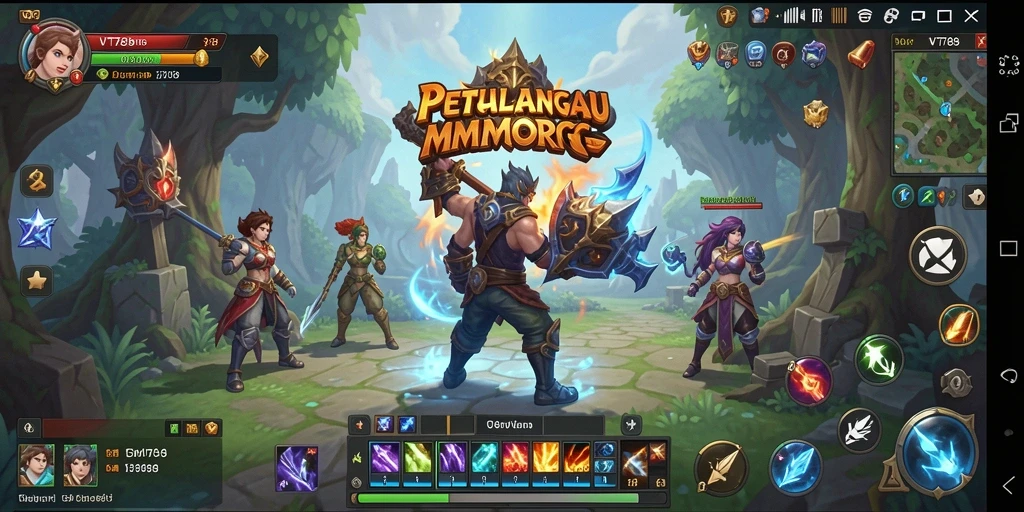 Tangkapan layar gameplay menampilkan aksi pertarungan yang mendebarkan dalam VM789.
